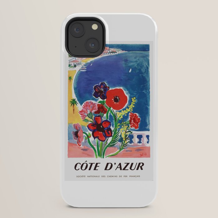 1947 FRANCE Cote d'Azur Travel Poster iPhone Case