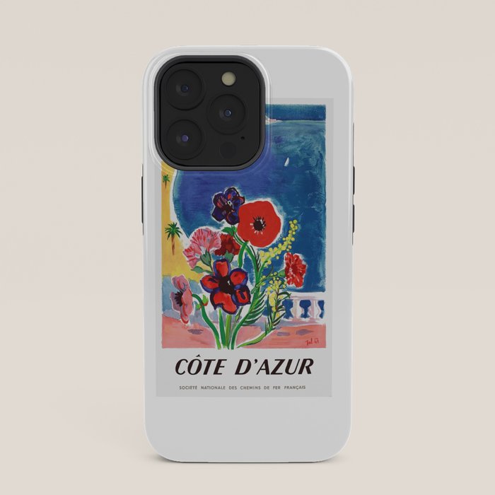 1947 FRANCE Cote d'Azur Travel Poster iPhone Case