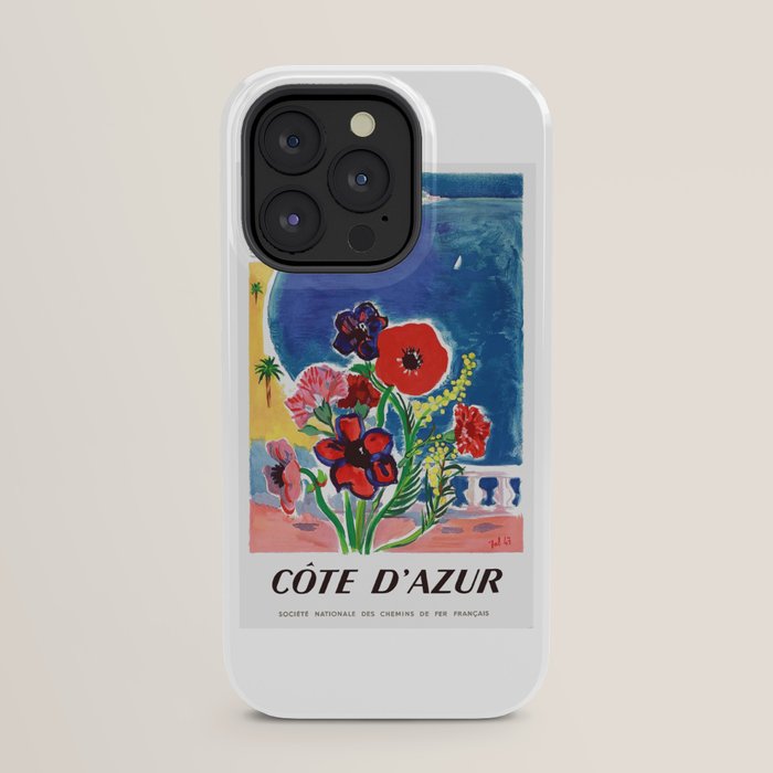 1947 FRANCE Cote d'Azur Travel Poster iPhone Case
