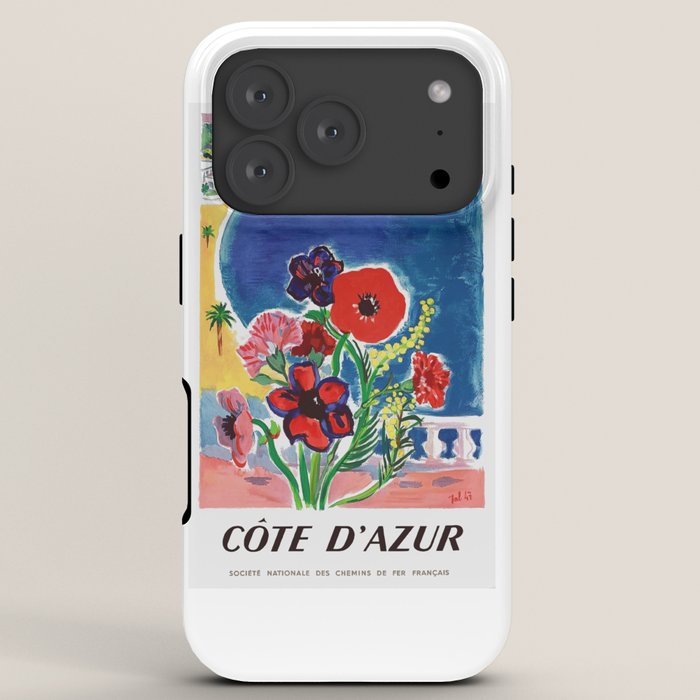 1947 FRANCE Cote d'Azur Travel Poster iPhone Case
