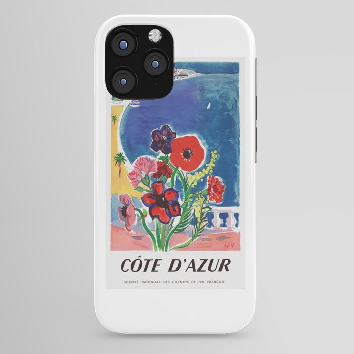 1947 FRANCE Cote d'Azur Travel Poster iPhone Case