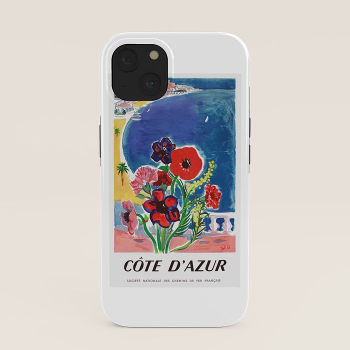 1947 FRANCE Cote d'Azur Travel Poster iPhone Case