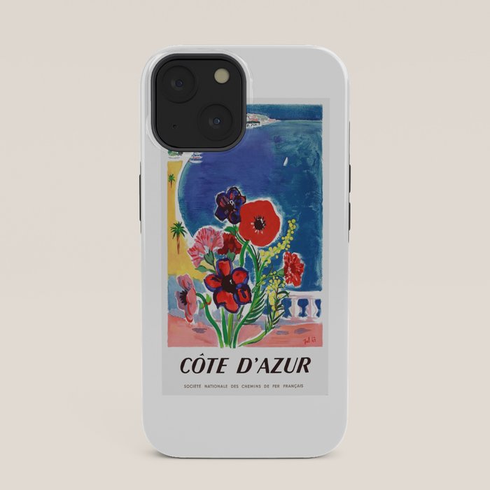 1947 FRANCE Cote d'Azur Travel Poster iPhone Case