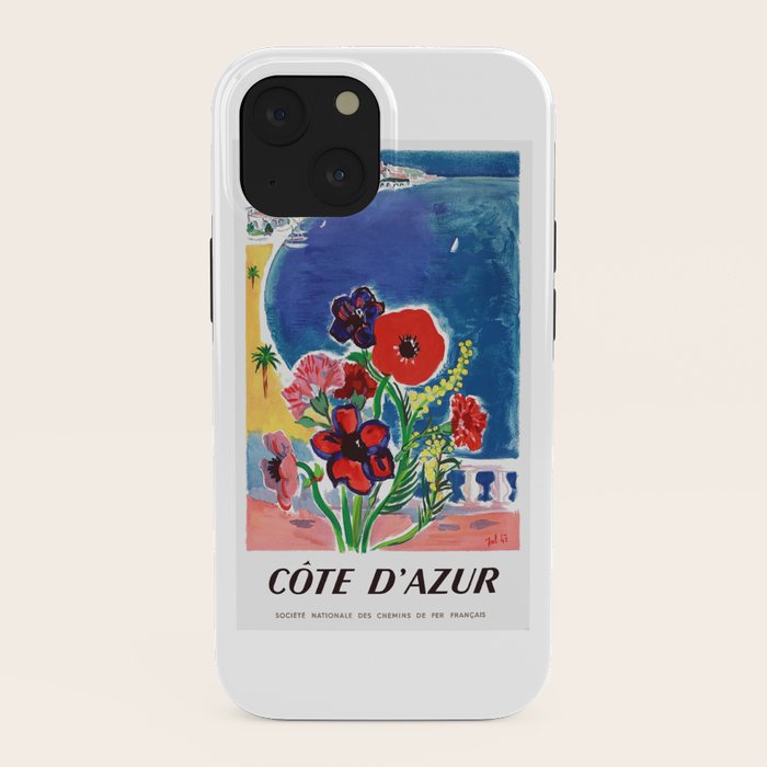1947 FRANCE Cote d'Azur Travel Poster iPhone Case