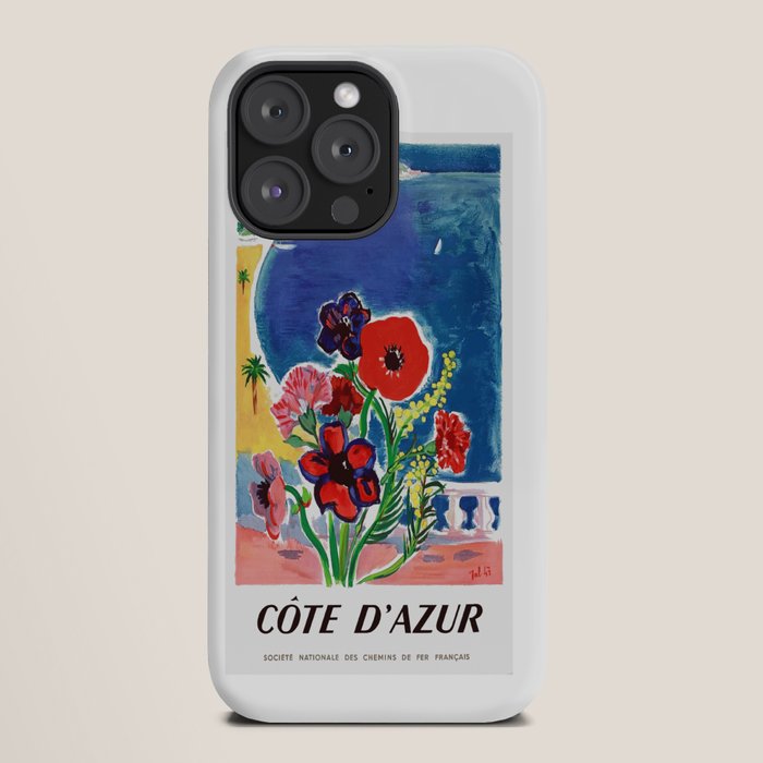 1947 FRANCE Cote d'Azur Travel Poster iPhone Case