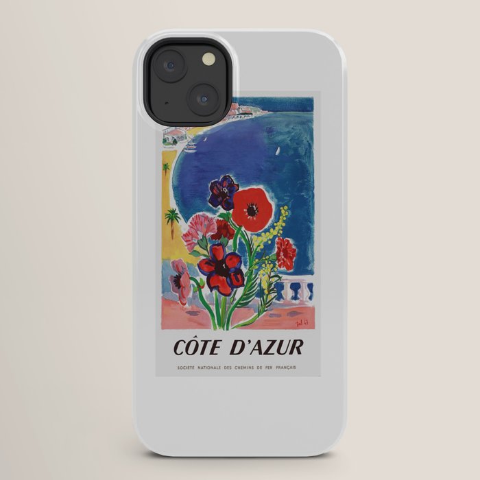 1947 FRANCE Cote d'Azur Travel Poster iPhone Case
