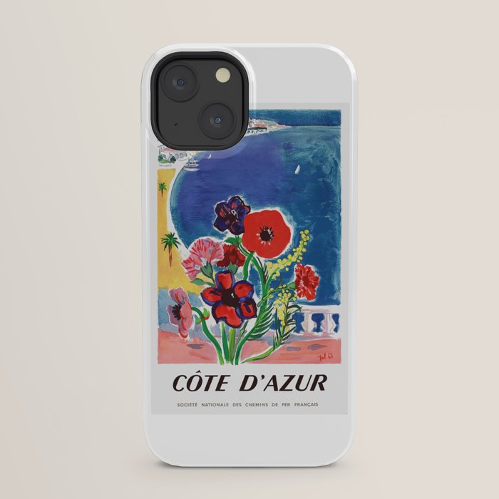 1947 FRANCE Cote d'Azur Travel Poster iPhone Case