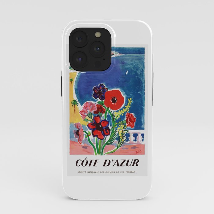 1947 FRANCE Cote d'Azur Travel Poster iPhone Case