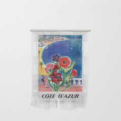 1947 FRANCE Cote d'Azur Travel Poster Wall Hanging