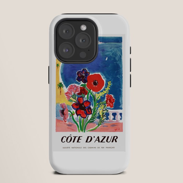 1947 FRANCE Cote d'Azur Travel Poster iPhone Case