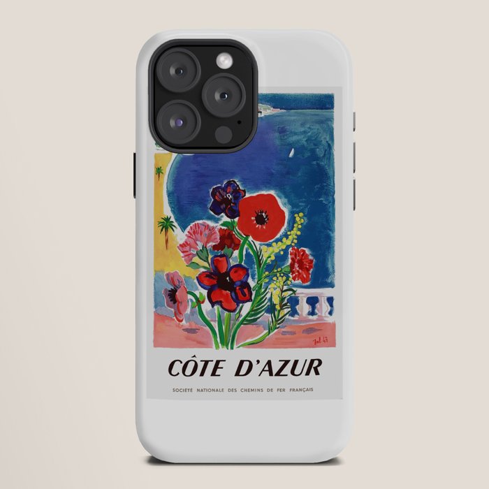 1947 FRANCE Cote d'Azur Travel Poster iPhone Case