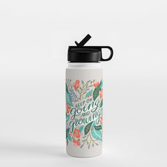 "Keep on Going and Growing" inspired by Eliza Blank, The Sill Water Bottle