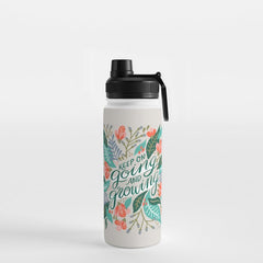 "Keep on Going and Growing" inspired by Eliza Blank, The Sill Water Bottle