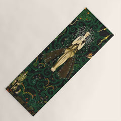 1921 Classical Masterpiece 'Flowers and Flames' by Kay Nielsen Yoga Mat