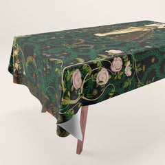 1921 Classical Masterpiece 'Flowers and Flames' by Kay Nielsen Tablecloth