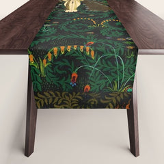 1921 Classical Masterpiece 'Flowers and Flames' by Kay Nielsen Table Runner
