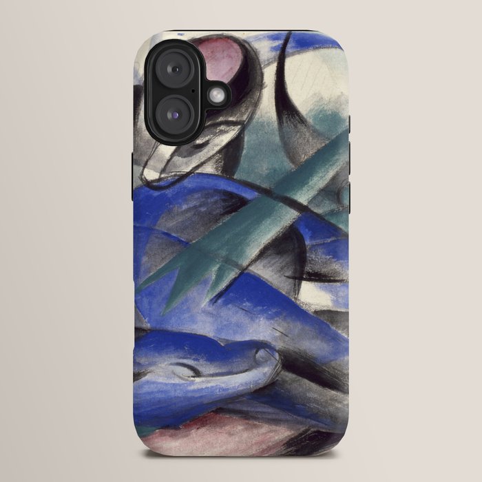 "The Dreaming Horses" by Franz Marc, 1913 iPhone Case