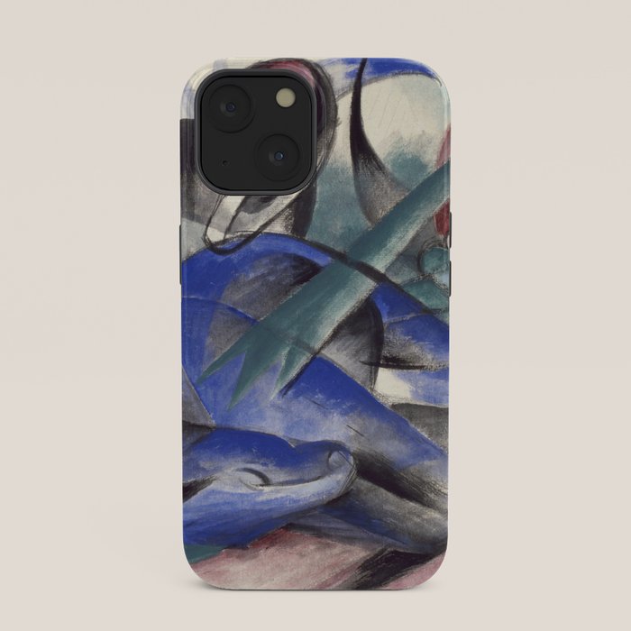 "The Dreaming Horses" by Franz Marc, 1913 iPhone Case
