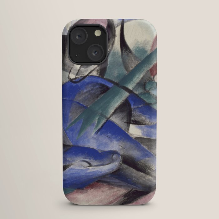"The Dreaming Horses" by Franz Marc, 1913 iPhone Case