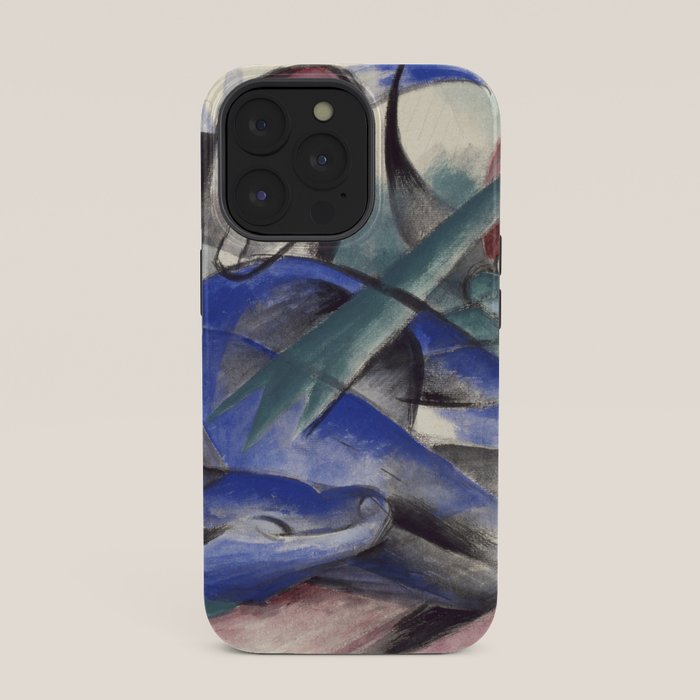 "The Dreaming Horses" by Franz Marc, 1913 iPhone Case