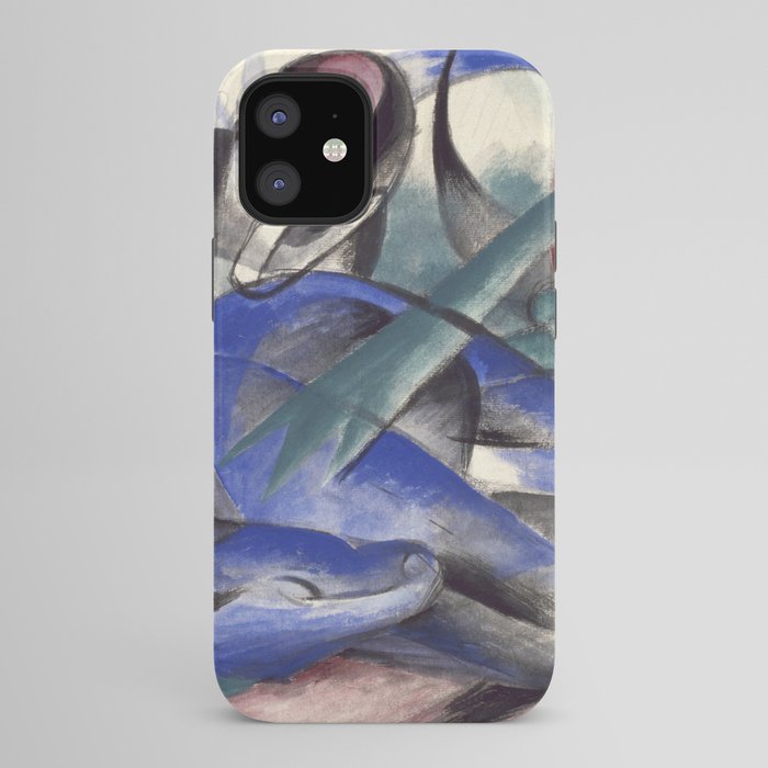 "The Dreaming Horses" by Franz Marc, 1913 iPhone Case