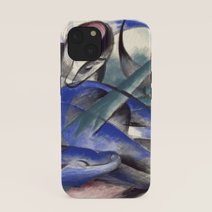 "The Dreaming Horses" by Franz Marc, 1913 iPhone Case