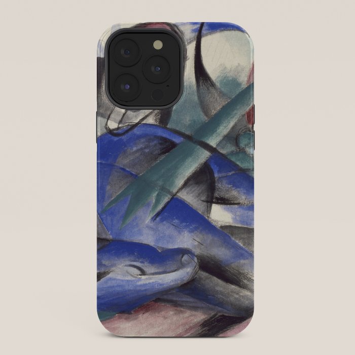 "The Dreaming Horses" by Franz Marc, 1913 iPhone Case