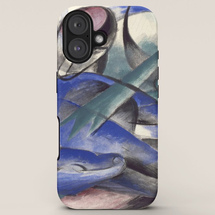 "The Dreaming Horses" by Franz Marc, 1913 iPhone Case