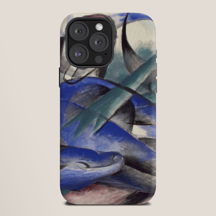"The Dreaming Horses" by Franz Marc, 1913 iPhone Case