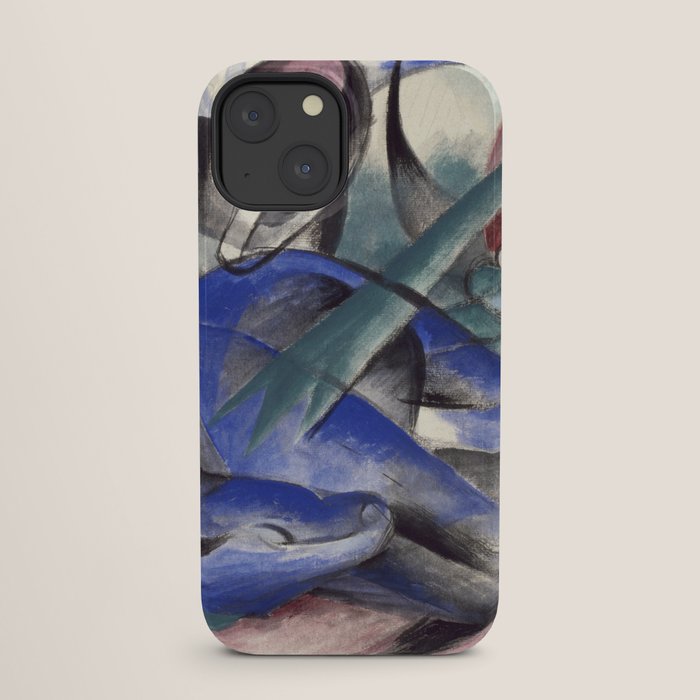 "The Dreaming Horses" by Franz Marc, 1913 iPhone Case