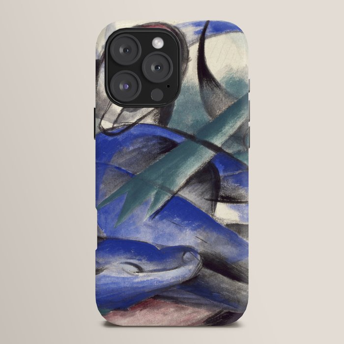 "The Dreaming Horses" by Franz Marc, 1913 iPhone Case
