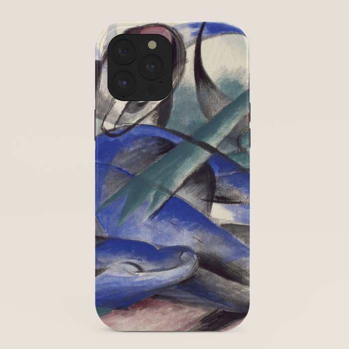 "The Dreaming Horses" by Franz Marc, 1913 iPhone Case