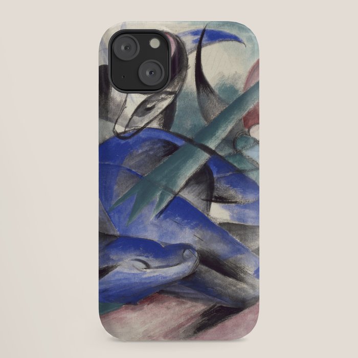 "The Dreaming Horses" by Franz Marc, 1913 iPhone Case