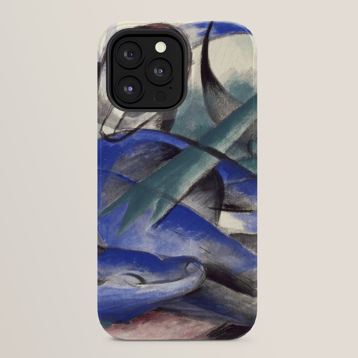 "The Dreaming Horses" by Franz Marc, 1913 iPhone Case