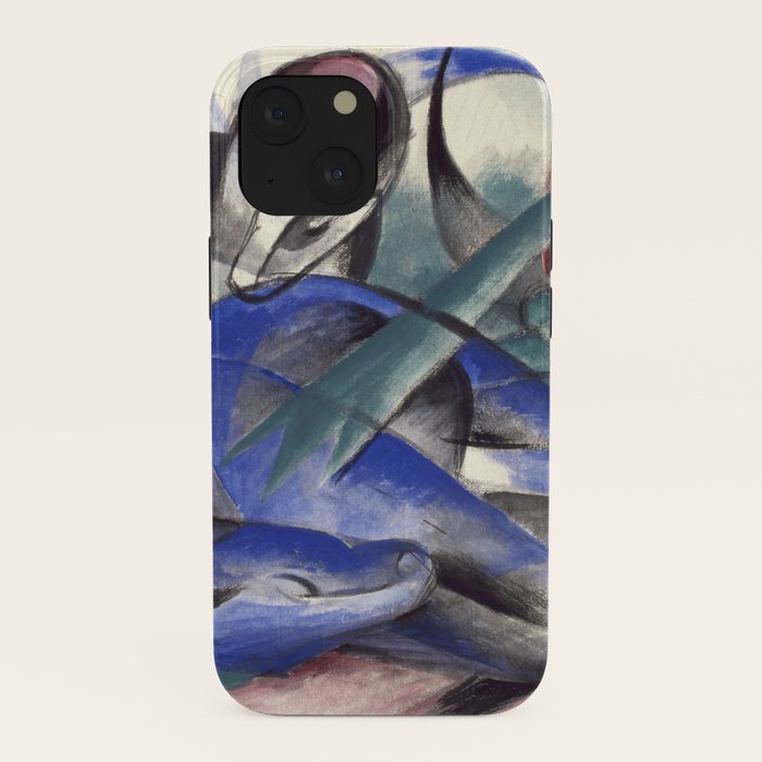 "The Dreaming Horses" by Franz Marc, 1913 iPhone Case