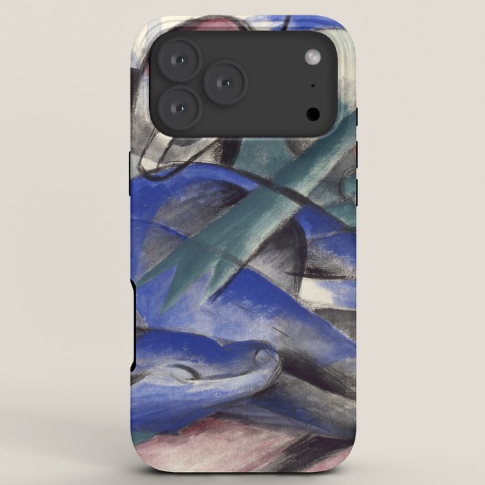 "The Dreaming Horses" by Franz Marc, 1913 iPhone Case
