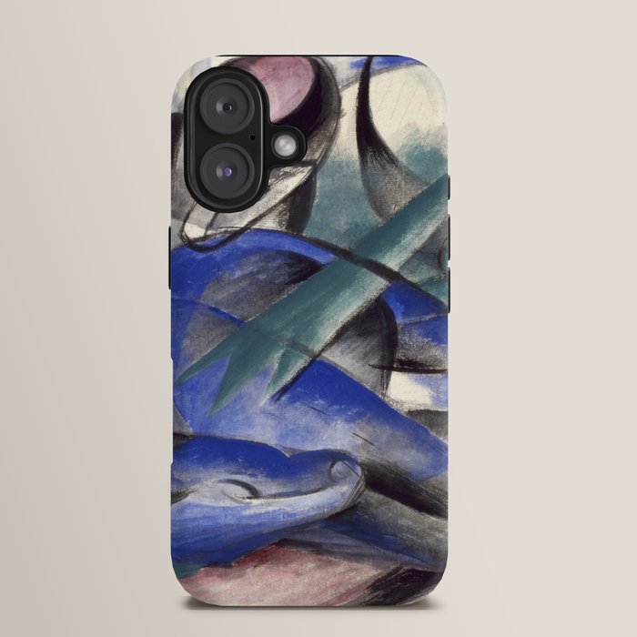 "The Dreaming Horses" by Franz Marc, 1913 iPhone Case