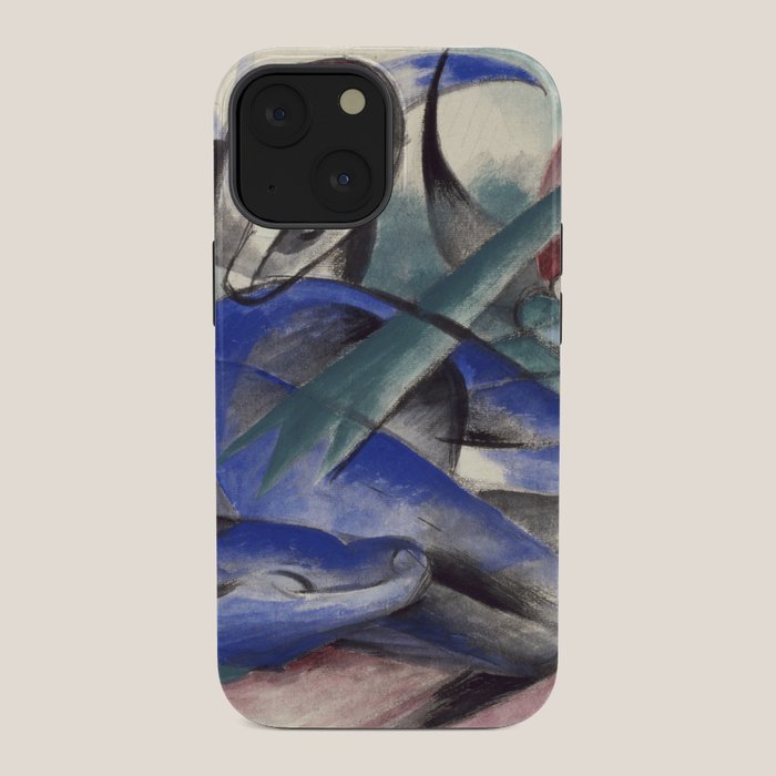 "The Dreaming Horses" by Franz Marc, 1913 iPhone Case