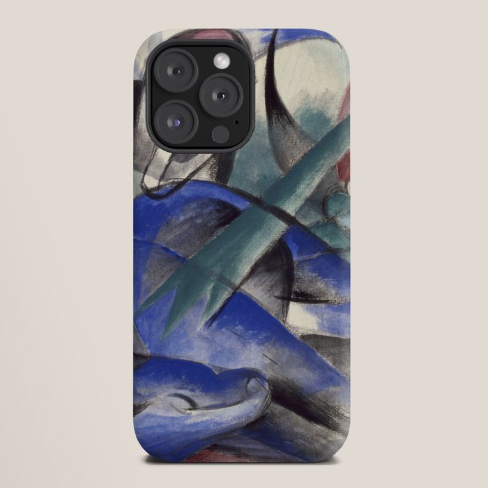 "The Dreaming Horses" by Franz Marc, 1913 iPhone Case
