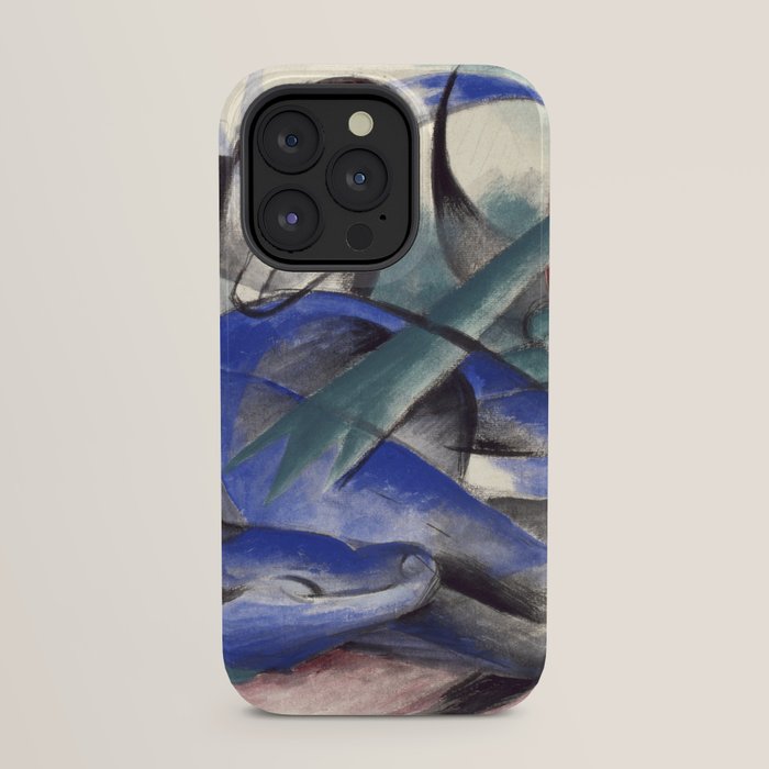 "The Dreaming Horses" by Franz Marc, 1913 iPhone Case