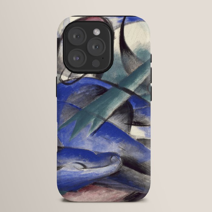 "The Dreaming Horses" by Franz Marc, 1913 iPhone Case