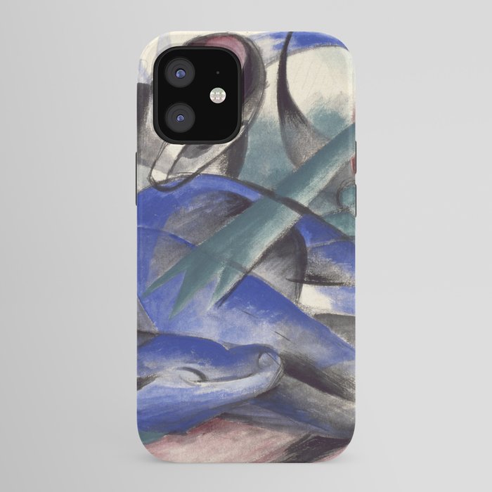"The Dreaming Horses" by Franz Marc, 1913 iPhone Case