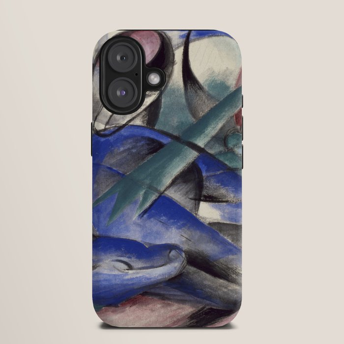 "The Dreaming Horses" by Franz Marc, 1913 iPhone Case