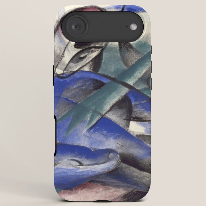 "The Dreaming Horses" by Franz Marc, 1913 iPhone Case