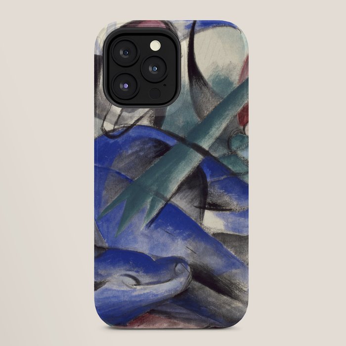 "The Dreaming Horses" by Franz Marc, 1913 iPhone Case