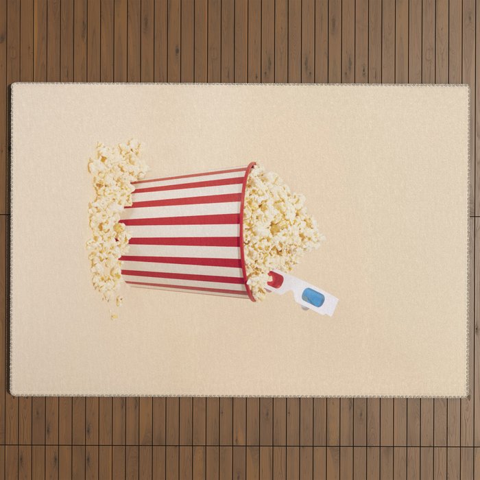 3D movie time Outdoor Rug