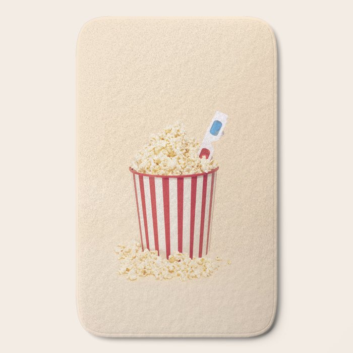 3D movie time Bath Mat