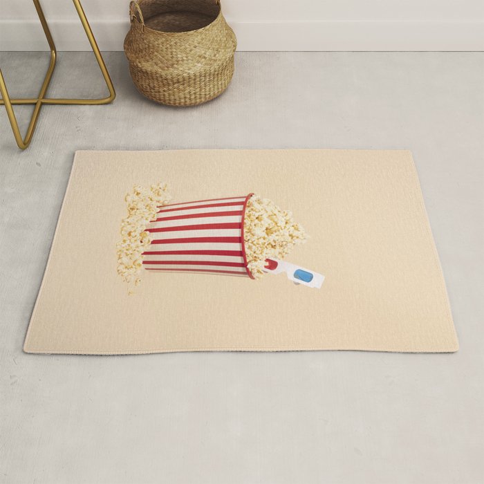 3D movie time Rug