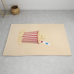 3D movie time Rug