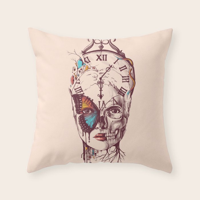 A Butterfly Effect Throw Pillow